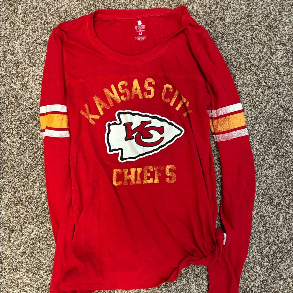 Kansas City Chiefs Red Kids Long Sleeve Shirt